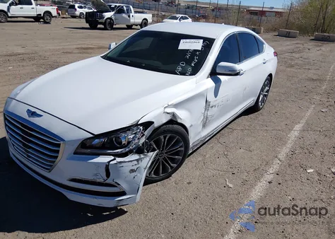 2015 Hyundai Genesis 3.8 из США, поврежденный, VIN KMHGN4JE5FU096917
